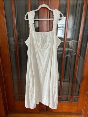 Arula Beautiful White Eyelet Summer Dress